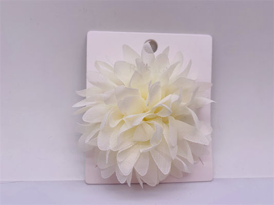 Tanzball Blumenhaar Clip weiß, elastisch Kinder Hochzeit Haar Accessoires