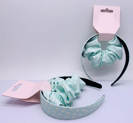 Weibliche Stoffe Haare Accessoires Breite Stirnbänder Blumen-Plaid-Muster