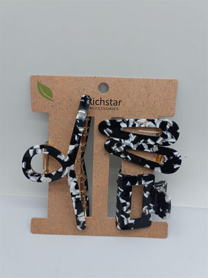 Elegantes Acetat Haarzubehör Claw Clip Haarnadel Langlebig Farbstoff