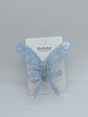 Wiederverwendbare Acryl-Haare Zubehör Schmetterling Klauenclip für Mädchen