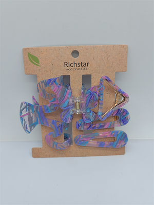 Blume Schmetterling Acryl Haar Accessoires Haarknarren Elegant Durchsichtig