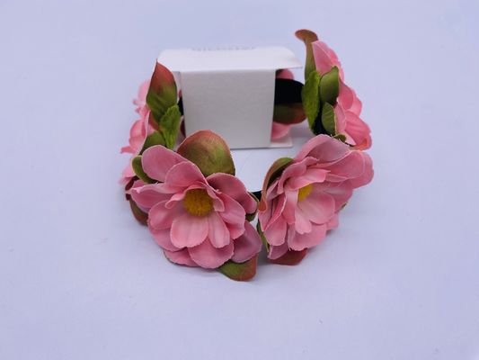 Pink Party Blumenhaar Scrunchies Multiscene Dauerhafte Mode