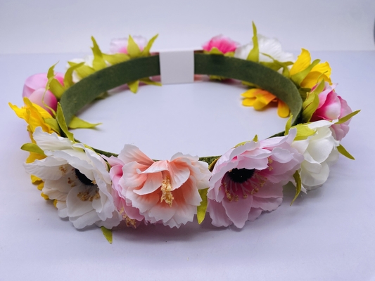 Mädchen Elastische Blumenhaar Accessoire Kopfband Mehrfarbig Dauerhaft