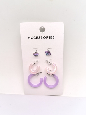Verschiedene Designoptionen Silber-Acryl-Schmuck für Kinder in verschiedenen Stilen