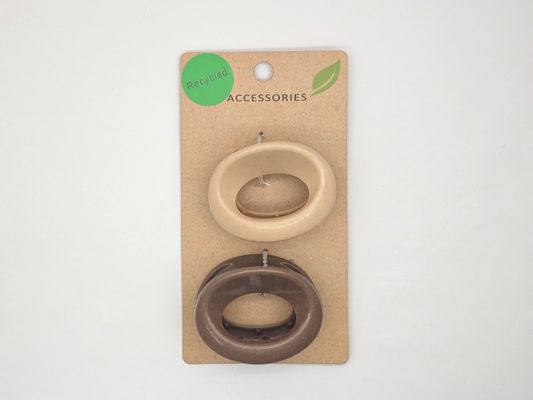 Verschiedene Formen Recycling-Plastik-Haar-Klammern Umweltfreundlich biologisch abbaubar unterschiedliche Farbe