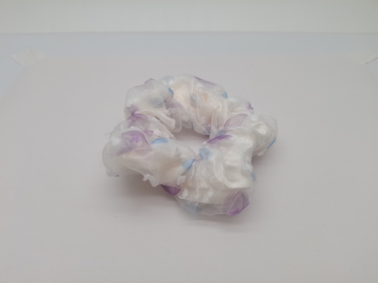 Modische Seidenhaartaufhängungen Scrunchies mit bunten Mustern für Frauen Mädchen