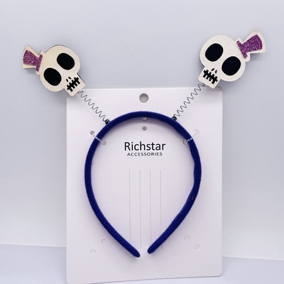 Halloween-Skelett-Haarband mit individuellen Farben, Skelett-Kopfband für Erwachsene