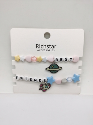 Unisex Dauerhafte Zweipackungen Kinder Armbänder für langlebige Tragen