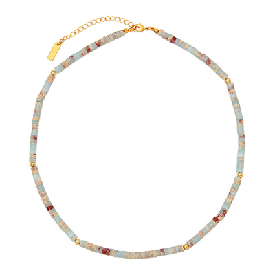 Stylische Boho Perlen Halskette für die Feiertage Modische Stil