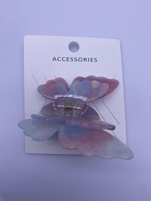 Verschiedene Stile Bunte Acryl Schmetterling Haarspange für Haarschmuck