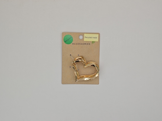 Herz-Recycling-Metall-Haar-Claw-Clips