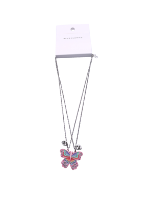 Magnetische Schmetterling-BFF-Halsbänder für 2 Schmelzschmetterling-Freundschafts-Halsbänder für Teenager-Mädchen Frauen Beste Freundin Geburtstagsgeschenk