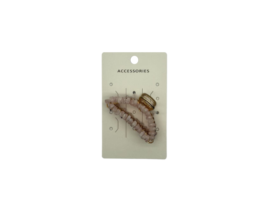 Handgewickelte Haarnadel mit natürlicher Kristallkies-Klaue