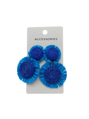 Boheme-Ohrringe aus Blumenteppich für Frauen - Gold-Silberlegierung