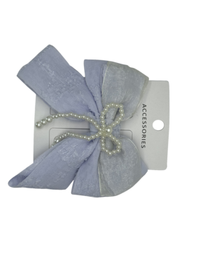 Gewebe Haare Zubehör Bogen Pearl Streamer Haarnadel für Partys