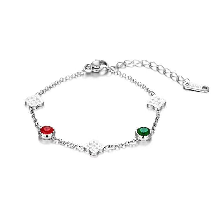 Damen Armbänder Stil mit bunten künstlichen Diamanten für jeden Anlass