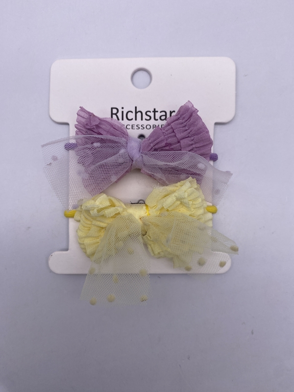 Farbenfrohe Bowknot-Haarschlips Zubehör Kinder Haarzubehör für Kinder