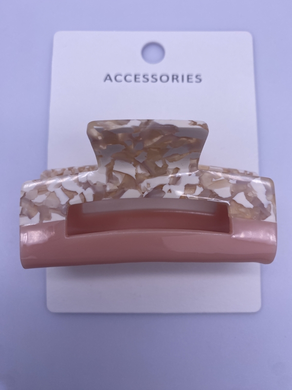 Halbfarbige Mischungen Acryl-Haar-Claw-Clip verschiedene Größen perfekt