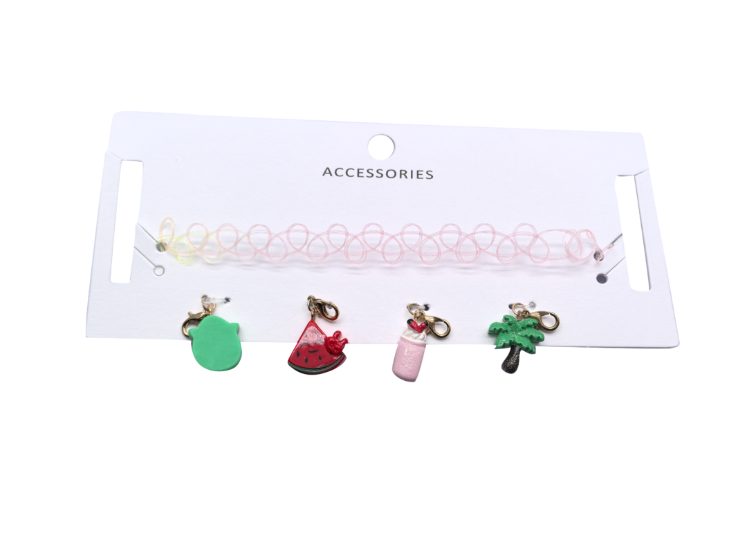 Bunter 3D-Glas-Anhänger, vergoldeter kubischer Cartoon-Charm für DIY-Schmuckzubehör