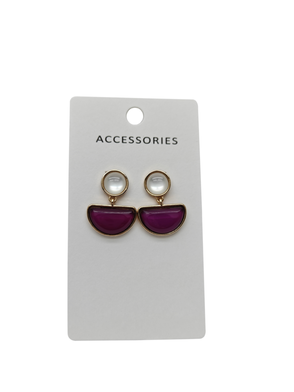 Elegante geometrische Ohrstecker für Damen, schlichtes Tropfendesign, klassischer, modischer Schmuck